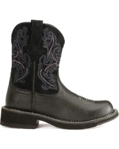 Ariat Women's Fatbaby Deertan Western Boots - Round Toe -Modern Fashion Sales 031314 89 RT