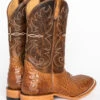 Cody James Men's Burnished Caiman Exotic Boots - Broad Square Toe