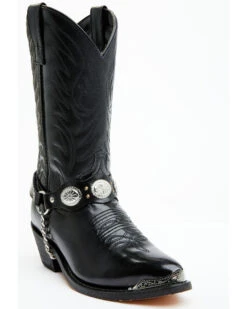 Laredo Men's Concho Harness Western Boots - Medium Toe -Modern Fashion Sales 038369 89 P1