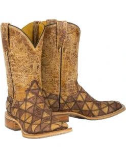 Tin Haul Women's Conquer The World Western Boots - Broad Square Toe