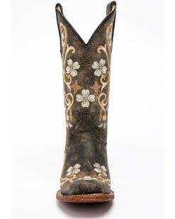 Circle G Women's Honey Cowhide Western Boots - Square Toe -Modern Fashion Sales 04539H D2 P4