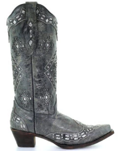 Corral Women's Glitter Inlay Western Boots - Snip Toe 9 Corral Women's Glitter Inlay Western Boots - Snip Toe -Modern Fashion Sales 0455H3 VL RT