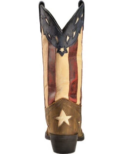 Laredo Women's Keyes Stars & Stripes Western Boots - Snip Toe -Modern Fashion Sales 0456N8 22 BK