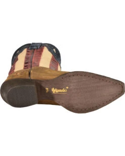 Laredo Women's Keyes Stars & Stripes Western Boots - Snip Toe -Modern Fashion Sales 0456N8 22 BM