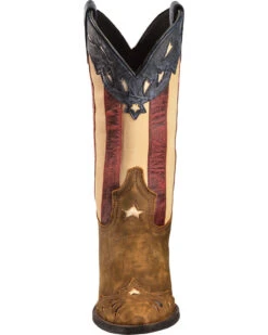 Laredo Women's Keyes Stars & Stripes Western Boots - Snip Toe -Modern Fashion Sales 0456N8 22 FT
