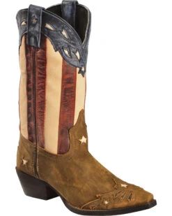 Laredo Women's Keyes Stars & Stripes Western Boots - Snip Toe -Modern Fashion Sales 0456N8 22 P1
