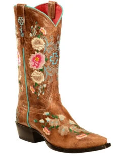 Macie Bean Women's Rose Garden Western Boots - Snip Toe 12 Macie Bean Women's Rose Garden Western Boots - Snip Toe -Modern Fashion Sales 0458L9 D2 P1