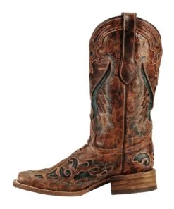 Corral Women's Inlay Western Boots - Square Toe 11 Corral Women's Inlay Western Boots - Square Toe -Modern Fashion Sales 045U70 38 LT