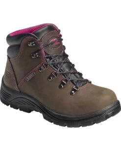 Avenger Women's Waterproof Lace-Up Work Boots - Round Toe