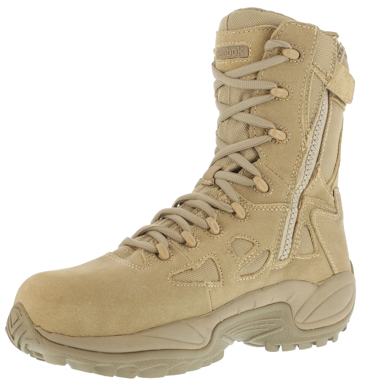 Reebok Women's Stealth 8" Lace-Up Side-Zip Work Boots - Composite Toe 3 Reebok Women's Stealth 8" Lace-Up Side-Zip Work Boots - Composite Toe - Image 3