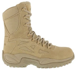 Reebok Women's Stealth 8" Lace-Up Side-Zip Work Boots - Composite Toe