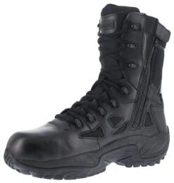 Reebok Women's 8" Side-Zip Rapid Response Tactical Boots - Round Toe -Modern Fashion Sales 050N11 89 D1