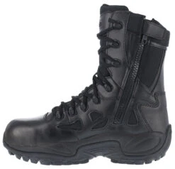 Reebok Women's 8" Side-Zip Rapid Response Tactical Boots - Round Toe -Modern Fashion Sales 050N11 89 LT