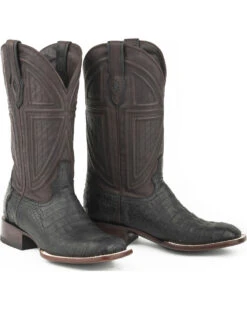 Stetson Men's Caiman Belly Western Boots - Square Toe