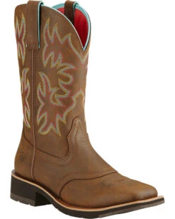 Ariat Women's Delilah Western Performance Boots - Broad Square Toe -Modern Fashion Sales 2000211484 200 P1