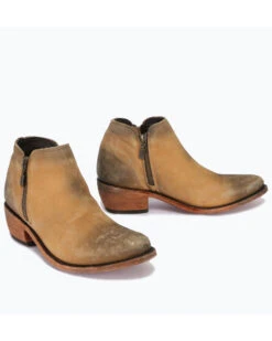 Liberty Black Women's Vegas Claro Double Zip Booties - Round Toe