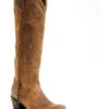 Lane Women's Plain Jane Brown Western Boots - Round Toe