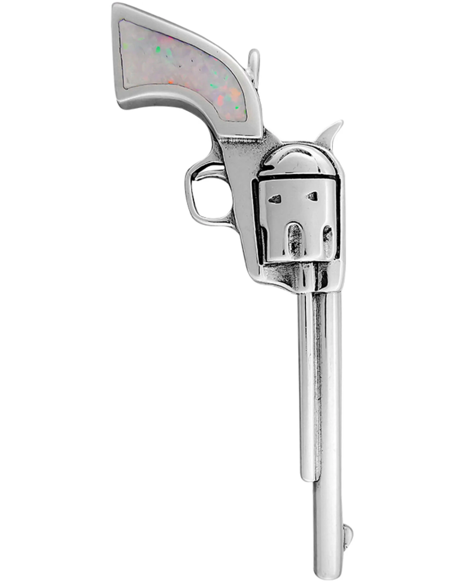 Silver Legends Women's Long Barrel Pistol Necklace 2 Silver Legends Women's Long Barrel Pistol Necklace - Image 2