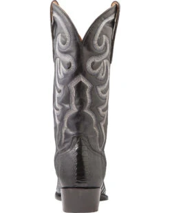 El Dorado Men's Handmade Ostrich Leg Western Boots - Medium Toe 9 El Dorado Men's Handmade Ostrich Leg Western Boots - Medium Toe -Modern Fashion Sales 2000221956 001 BK