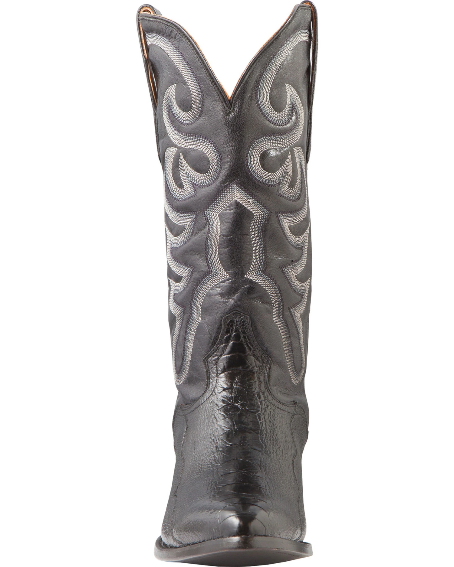 El Dorado Men's Handmade Ostrich Leg Western Boots - Medium Toe 6 El Dorado Men's Handmade Ostrich Leg Western Boots - Medium Toe - Image 6