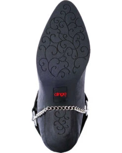 Dingo Women's Faux Concho Strap Slouch Booties - Pointed Toe -Modern Fashion Sales 2000238139 001 BM