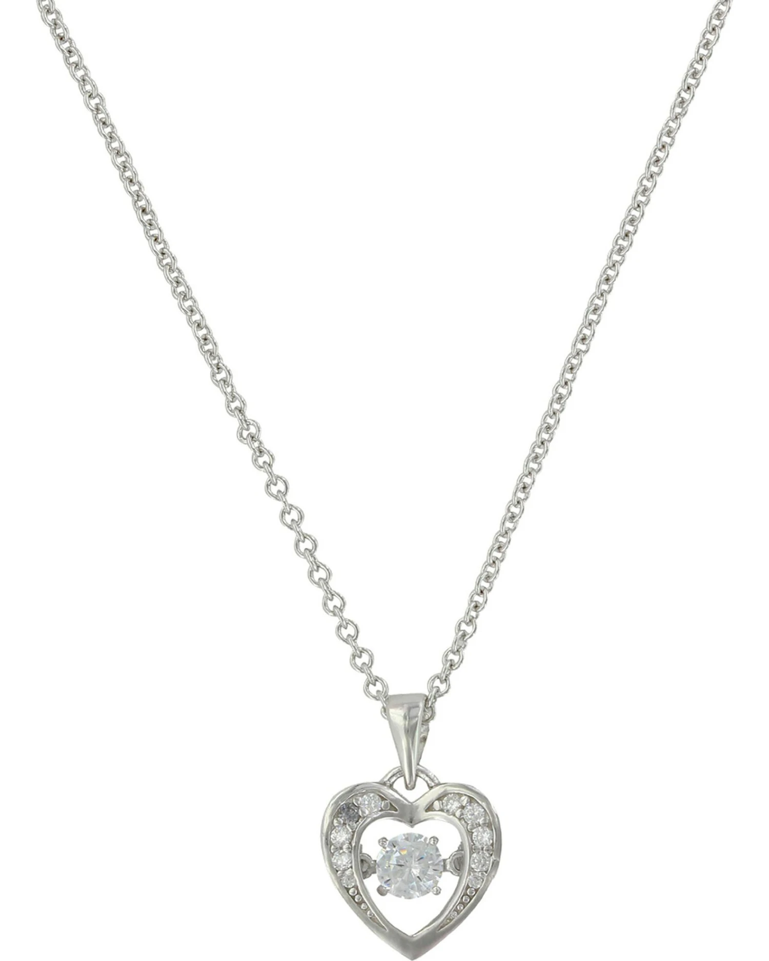 Montana Silversmiths Women's Let's Dance A Little Dance Heart Necklace 1 Montana Silversmiths Women's Let's Dance A Little Dance Heart Necklace