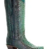 Corral Women's Full Python Woven Western Boots - Snip Toe