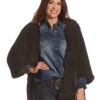 Tractr Women's Faux Fur Cardigan