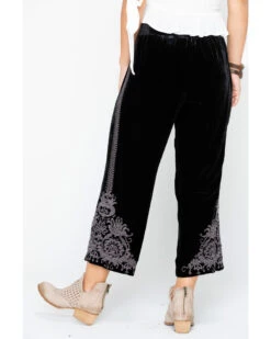 Johnny Was Women's Hirsch Velvet Embroidered Crop Pants -Modern Fashion Sales 2000257328 001 P2