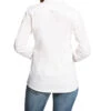 Ariat Women's Kirby White Stretch Button Down Long Sleeve Shirt