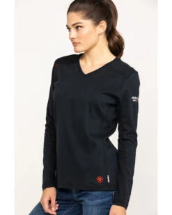 Ariat Women's FR AC Long Sleeve Work Top