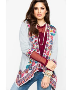 Johnny Was Women's French Terry Cardigan -Modern Fashion Sales 2000277017 070 P1