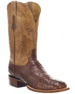 Lucchese Men's Cliff Exotic Western Boots - Square Toe