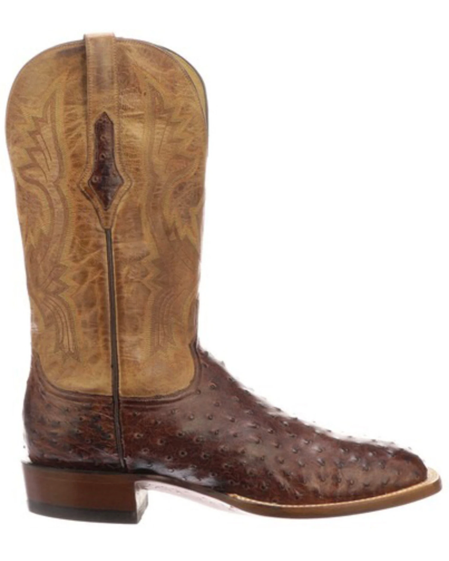 Lucchese Men's Cliff Exotic Western Boots - Square Toe 4 Lucchese Men's Cliff Exotic Western Boots - Square Toe - Image 4