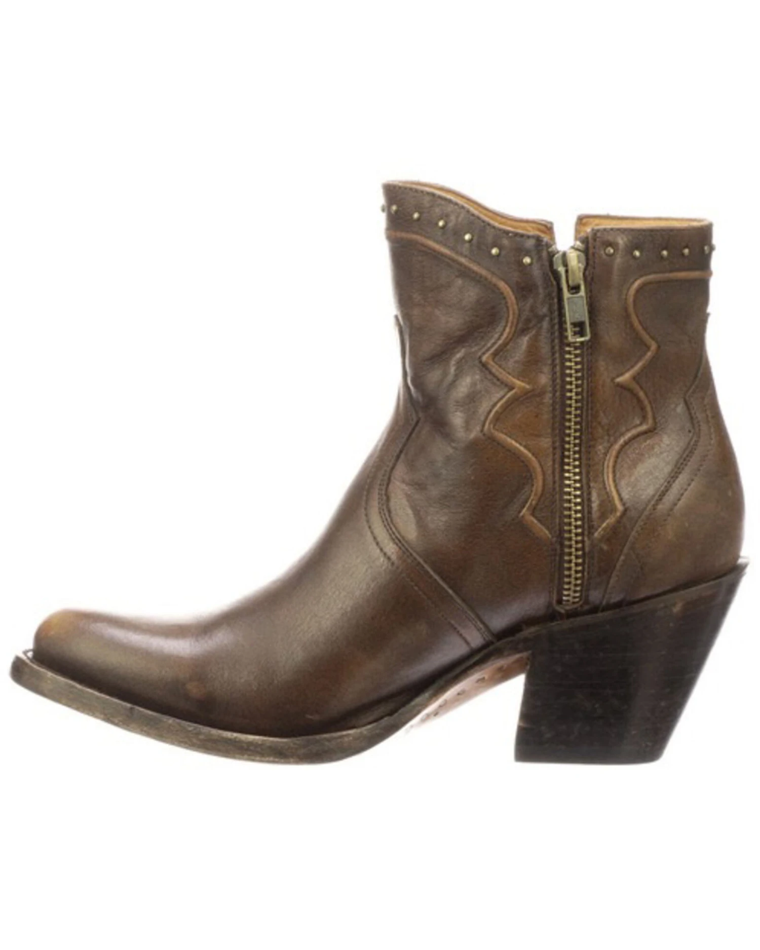 Lucchese Women's Karla Fashion Booties - Round Toe 5 Lucchese Women's Karla Fashion Booties - Round Toe - Image 5