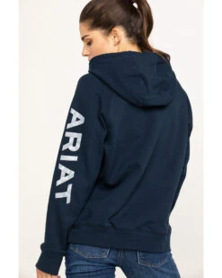 Ariat Women's FR Primo Fleece Logo Hooded Sweatshirt -Modern Fashion Sales 2000281180 410 P2