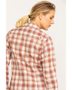 Ariat Women's FR Victoria Plaid Print Long Sleeve Work Shirt -Modern Fashion Sales 2000283798 800 P5