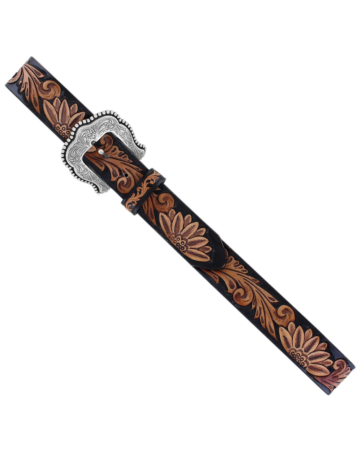 Tony Lama Women's Delheart Daisy Western Belt 2 Tony Lama Women's Delheart Daisy Western Belt - Image 2