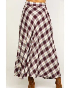 Stetson Women's Plaid Print Maxi Skirt 10 Stetson Women's Plaid Print Maxi Skirt -Modern Fashion Sales 2000286938 200 P2