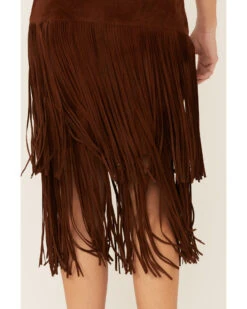 Stetson Women's Brown Fringe Suede Skirt -Modern Fashion Sales 2000286949 200 P3
