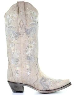 Corral Women's Floral Embroidered Western Boots - Snip Toe -Modern Fashion Sales 2000288044 100 P2