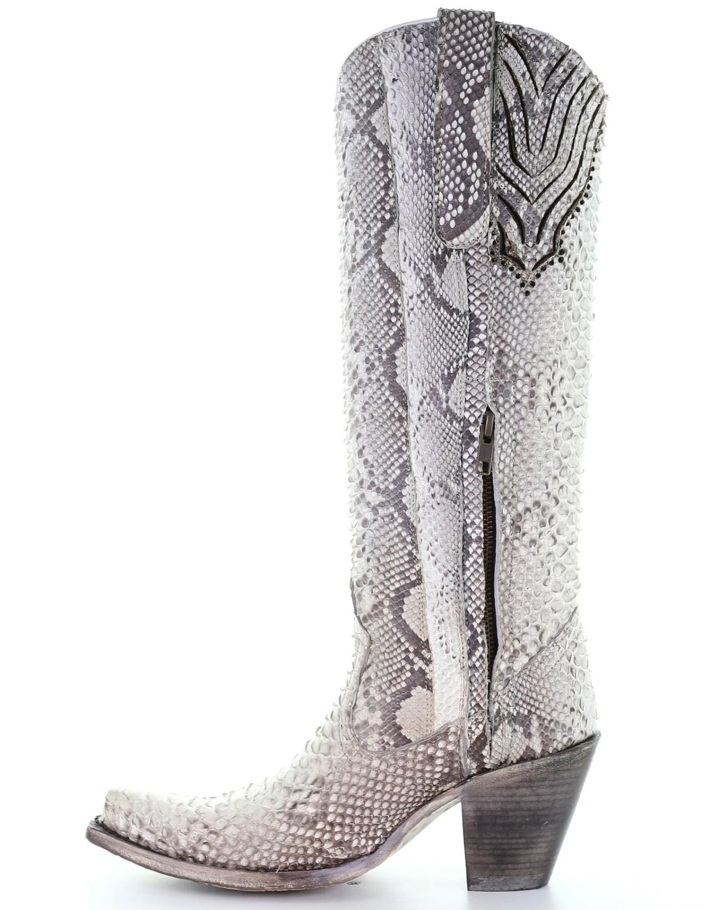 Corral Women's Python Tall Western Boots - Snip Toe 2 Corral Women's Python Tall Western Boots - Snip Toe - Image 2