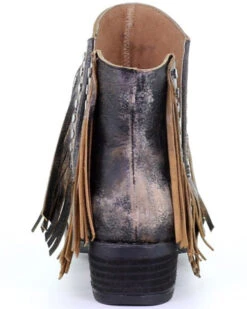 Circle G Women's Studded Fringe Fashion Booties - Round Toe -Modern Fashion Sales 2000288154 001 P4