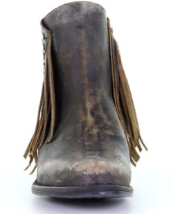 Circle G Women's Studded Fringe Fashion Booties - Round Toe -Modern Fashion Sales 2000288154 001 P5