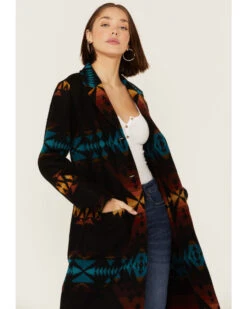 Pendleton Women's Saddle Mountain Thunderbird Jacquard Coat