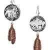 Montana Silversmiths Women's Roam Free Earrings