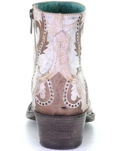 Corral Women's Lazer Ankle Fashion Booties - Snip Toe