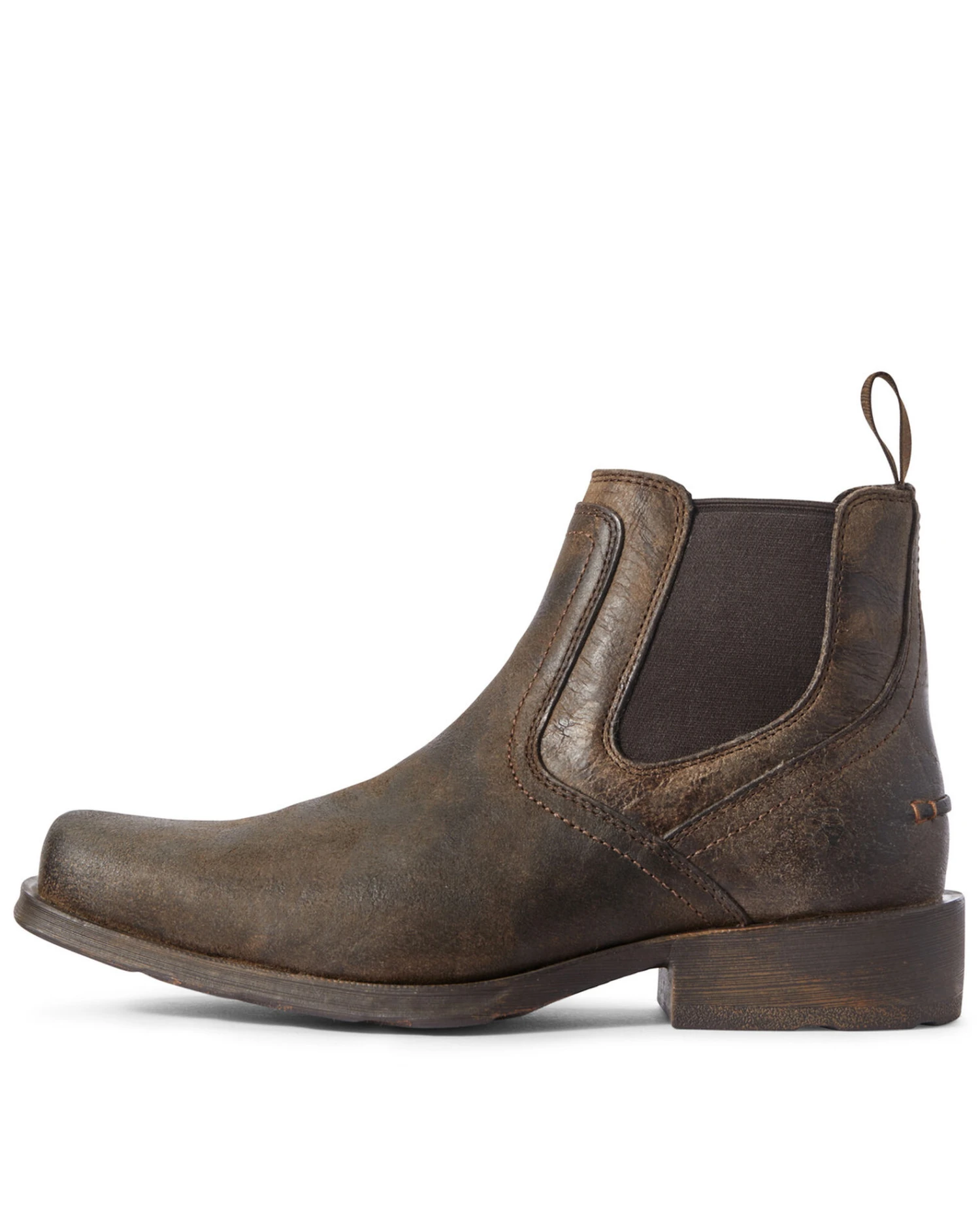 Ariat Men's Midtown Rambler Stone Chelsea Boots - Square Toe 2 Ariat Men's Midtown Rambler Stone Chelsea Boots - Square Toe - Image 2
