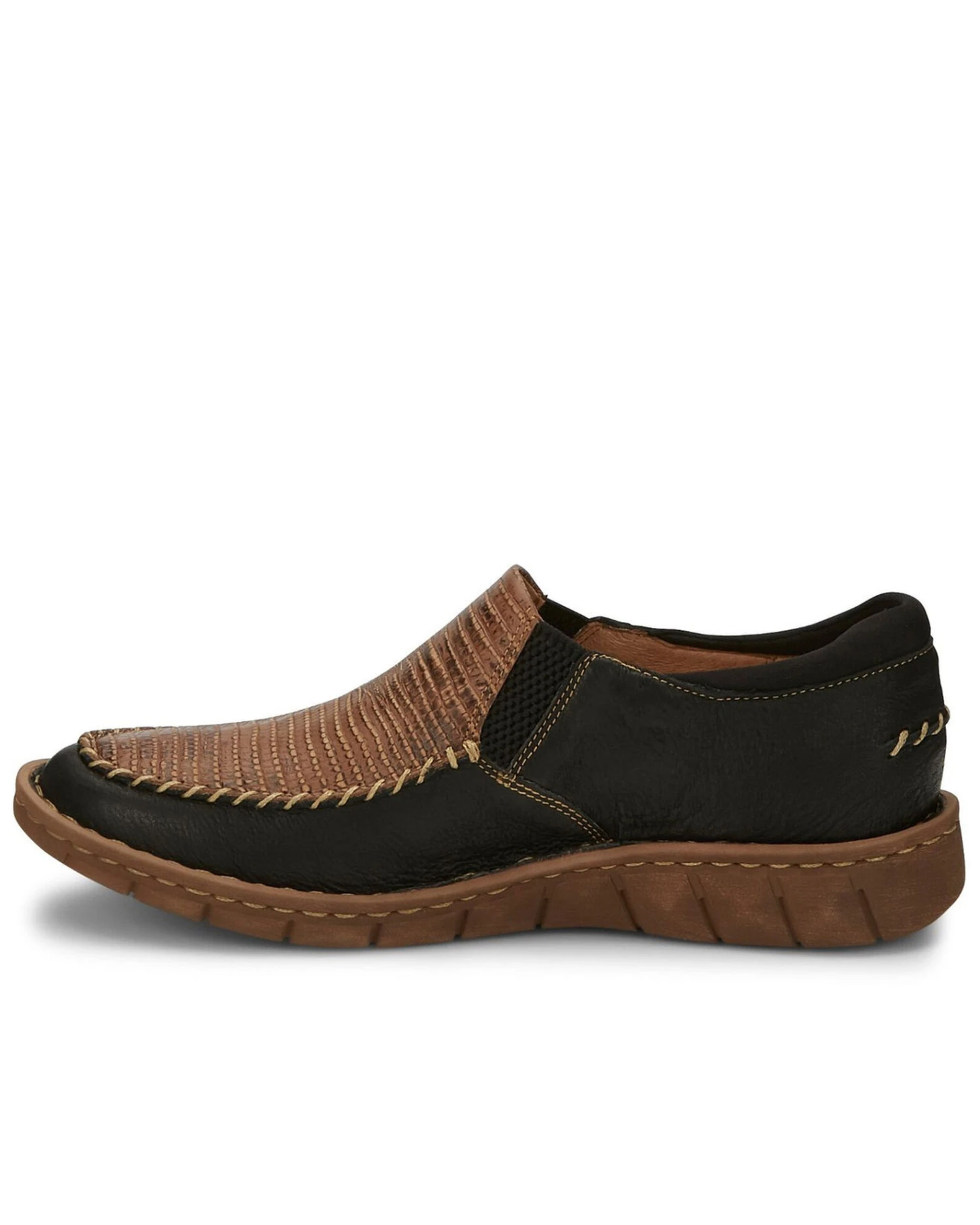 Tony Lama Women's Magdalena Exotic Print Slip-On Western Shoe - Moc Toe 2 Tony Lama Women's Magdalena Exotic Print Slip-On Western Shoe - Moc Toe - Image 2