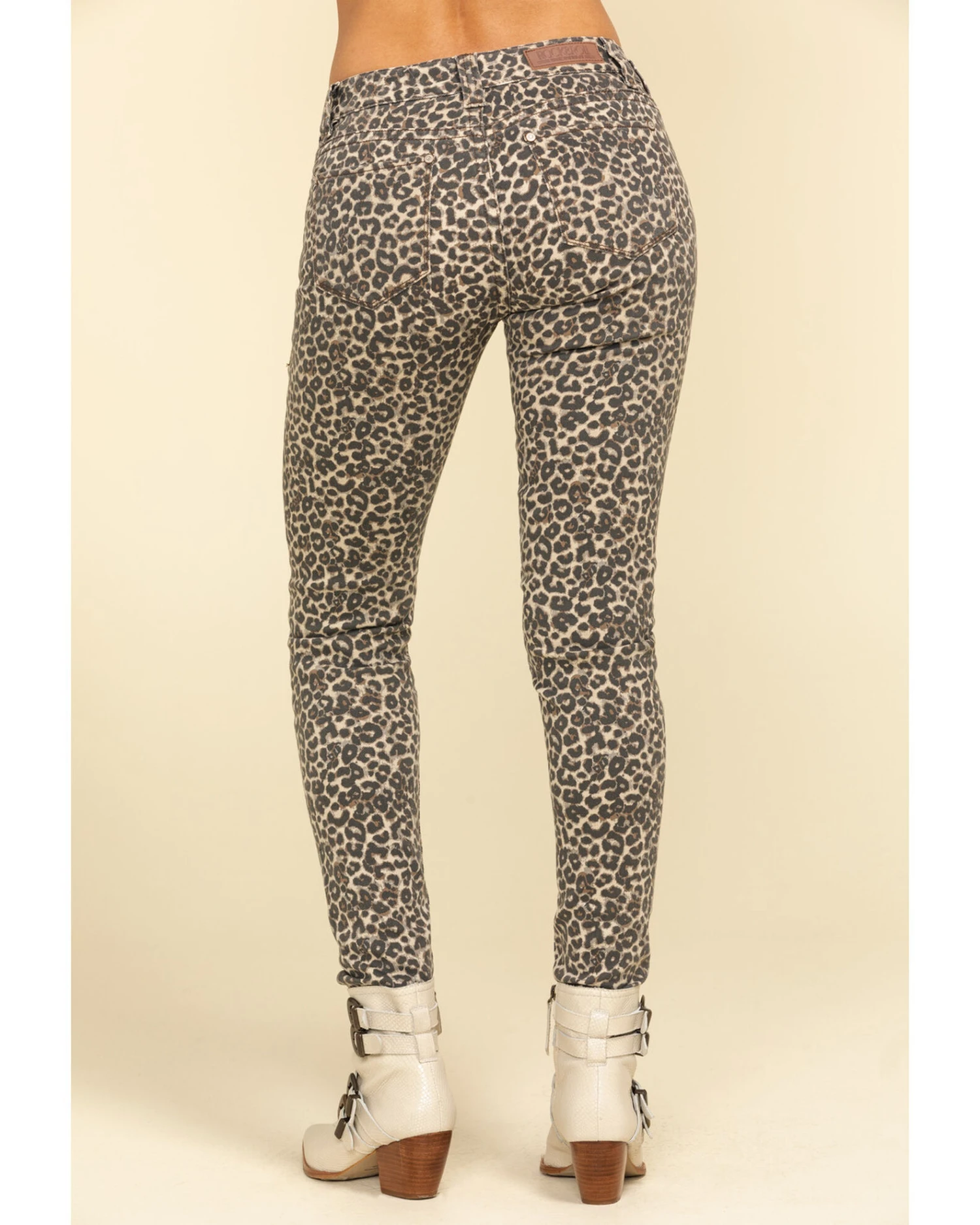 Rock & Roll Denim Women's Leopard Print Skinny Jeans 1 Rock & Roll Denim Women's Leopard Print Skinny Jeans